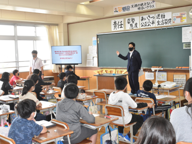 芦野小学校へ出前授業