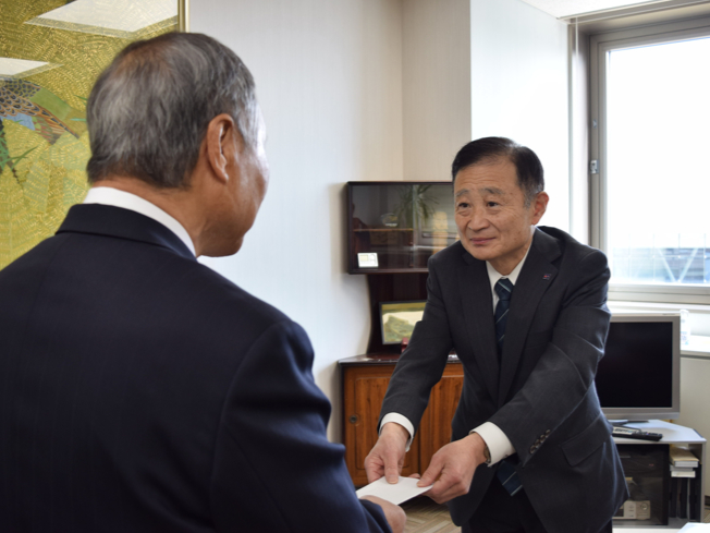 釧路市更生保護協会へ寄付